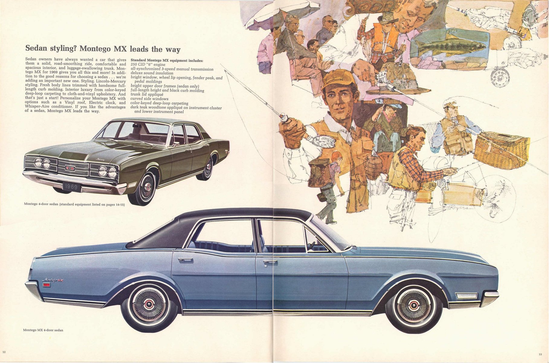1969 Mercury Montego Brochure Page 2